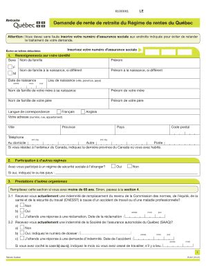 Remplissable En Ligne Rrq Gouv Qc Ca Fsitecollectiondocuments Fwww