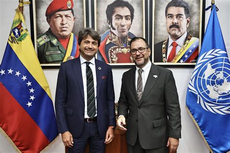 Canciller Gil Sostuvo Encuentro Con Coordinador De La ONU En Venezuela