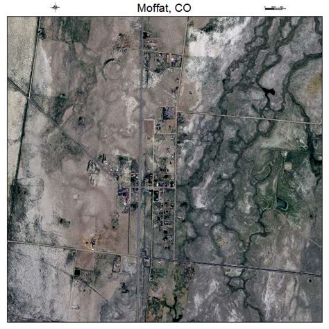 Aerial Photography Map of Moffat, CO Colorado