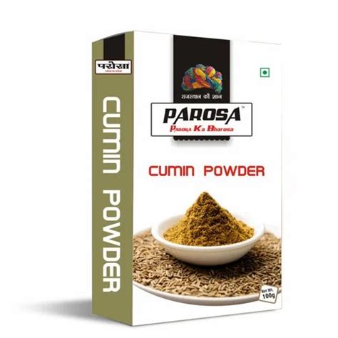 Parosa Green Organic Cumin Powder Packaging Size 200g At Best Price