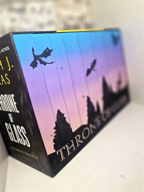 Tog Throne Of Glass Paperback Set Sarah J Maas Sprayed Edges Custom Made Sprayed Edge Other