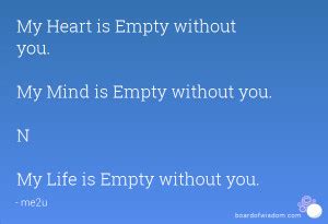 Empty Heart Quotes. QuotesGram