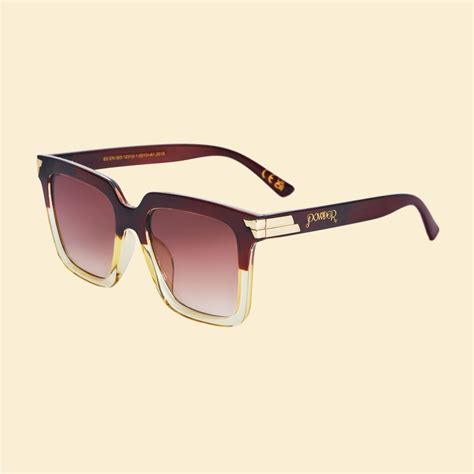 Powder Fallon Mahogany Nude Luxe Sunglasses