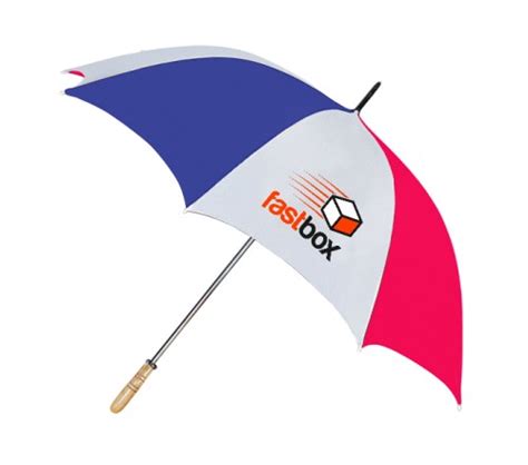 60 Inch Arc Custom Imprinted Golf Umbrellas W 17 Colors