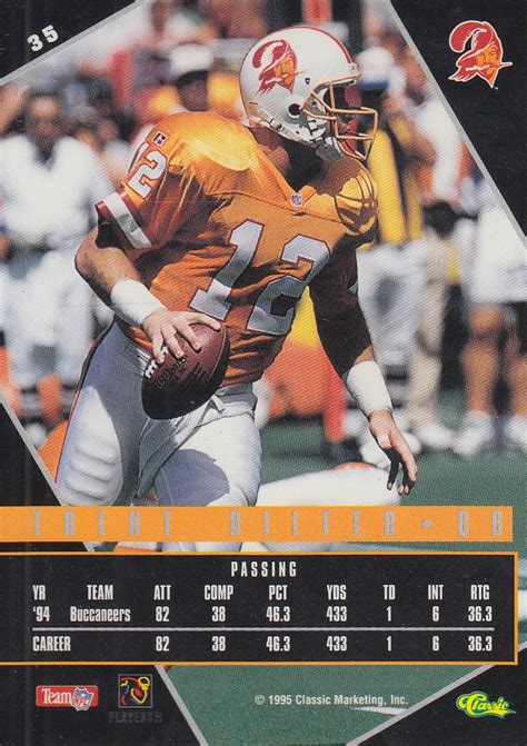 Images Live Tampa Bay Buccaneers Football Card Trent Dilfer Ebay