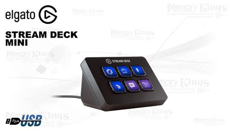 Stream Deck Mini Elgato Teclas Lcd Memory Kings Lo Mejor En