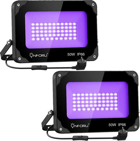 Onforu W Lumi Re Noire Led Projecteur Uv Ext Rieur Ip Tanche