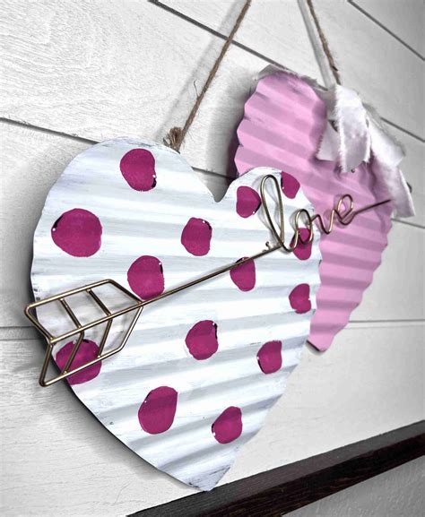 DIY Dollar General Valentine Hearts Make Over Word Home