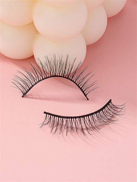 Pairs Natural Extra Long Separated False Eyelashes Shein Usa