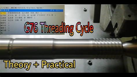 G Threading Cycle Theory And Practical Of Threading Cycle Cnc