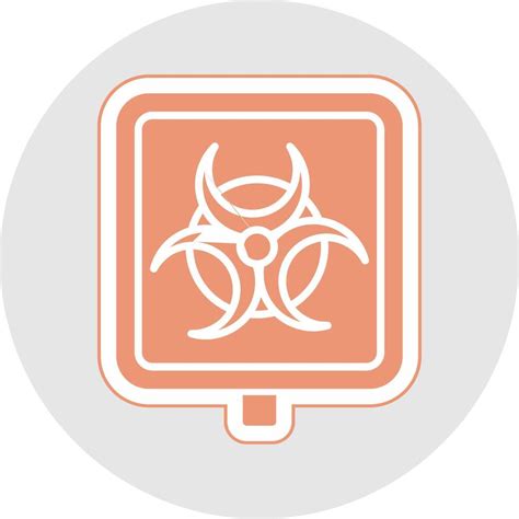 Biohazard Glyph Multicolor Sticker Icon 38134144 Vector Art At Vecteezy