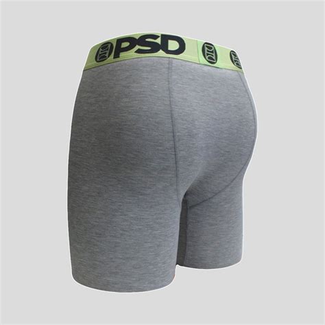 Modal Heather Graylime Boxer Briefs Psd Underwear