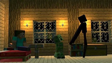 Minecraft Animation The Enderman Youtube