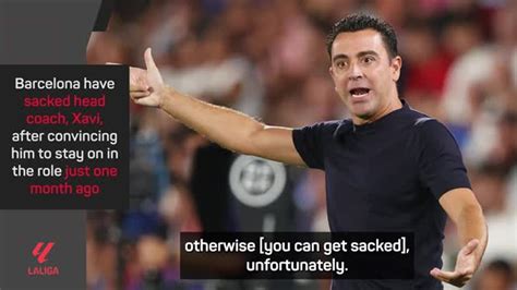 Xavi Sacking At Barcelona Not Good News Guardiola Video Dailymotion