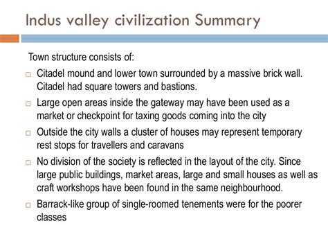 1.3 Town Planning in Indus valley civilization