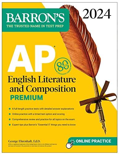 AP English Literature And Composition Premium 2024 8 Practice Tests