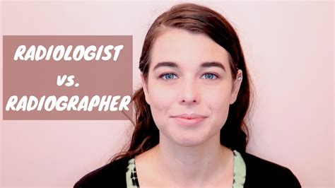 Radiologist Vs Radiographer Youtube