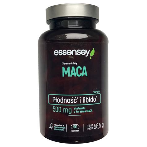 ESSENCE MACA KORZEŃ 90k TESTOSTERON EREKCJA LIBIDO 11569395912 Allegro pl