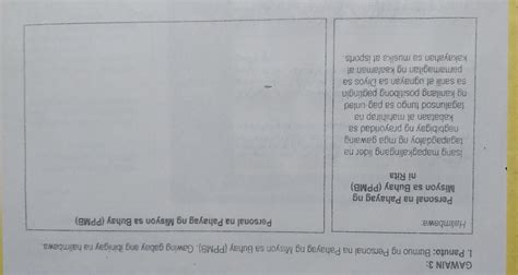 Bumuo Ng Personal Na Pahayag Ng Misyon Sa Buhay Ppmb Gawing Gabay