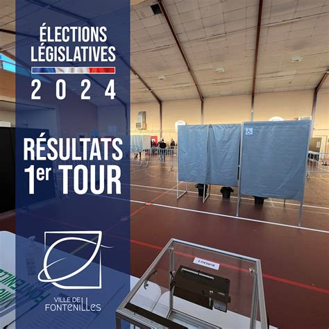 Élections Législatives 2024 Résultats 1er Tour Mairie De Fontenilles