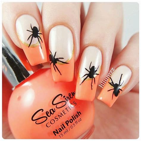 40+ Best Halloween Nail Designs with Spiders and Spider Web for 2024