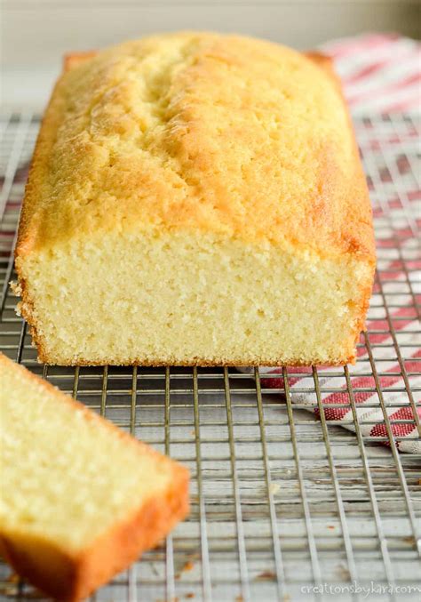 Easy Pound Cake Recipe Creations By Kara