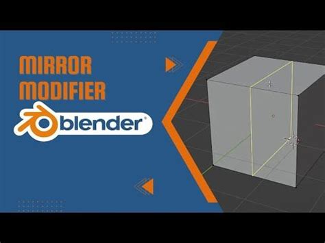 Mirror Modifiers In Blender Blender Blendertutorial Blender