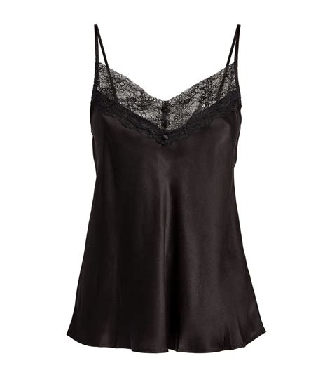 Womens Maje Black Silk Cami Top Harrods Us