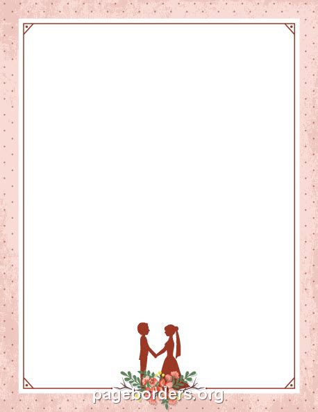 Pink Wedding Border Clip Art Page Border And Vector Graphics Clip