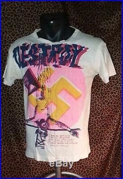 Original DESTROY T Shirt 1978 Punk Sex Pistols Vivienne Westwood