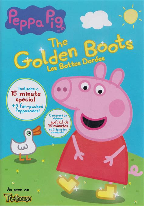 Peppa Pig - The Golden Boots (Bilingual) on DVD Movie