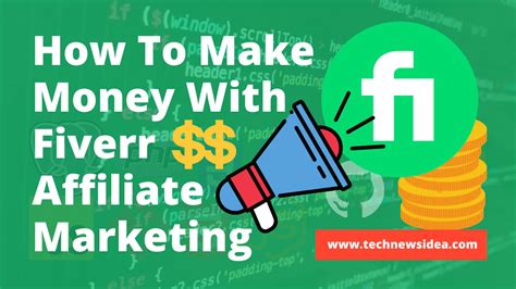 How To Make Money With Fiverr Affiliate Marketing Technewsidea