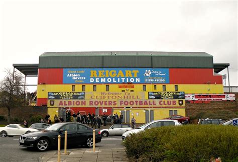 View Of Cliftonhill Stadium Coatbridge From Main Street 2 Flickr