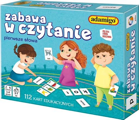 ADAMIGO GRA ZABAWA W CZYTANIE NAUKA CZYTANIA KARTY 13275134067 Allegro Pl