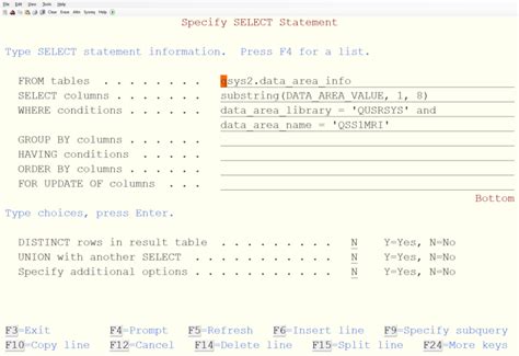 Find The Ibmi Iseries As Operating System Version Using Sql Nick