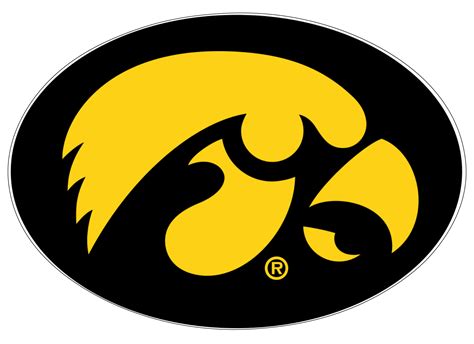 Iowa Hawkeye 1 NCAA Logo Sports vinyl sticker printed vinyl decal