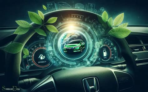 Honda Accord Green Car In Circle Symbol Hybrid