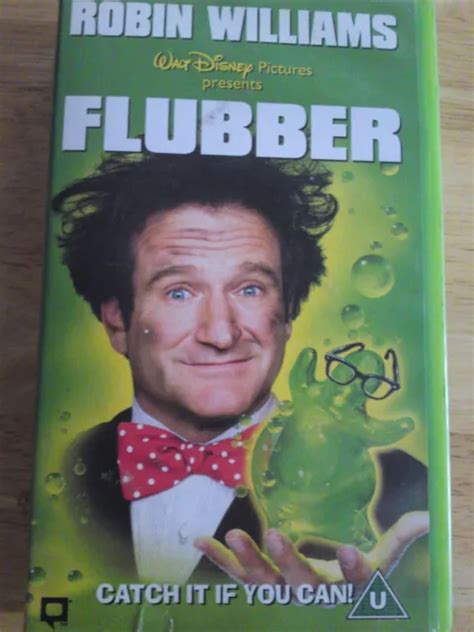 Vhs Video Flubber By Walt Disney With Robin Williams Tape Plays Ok