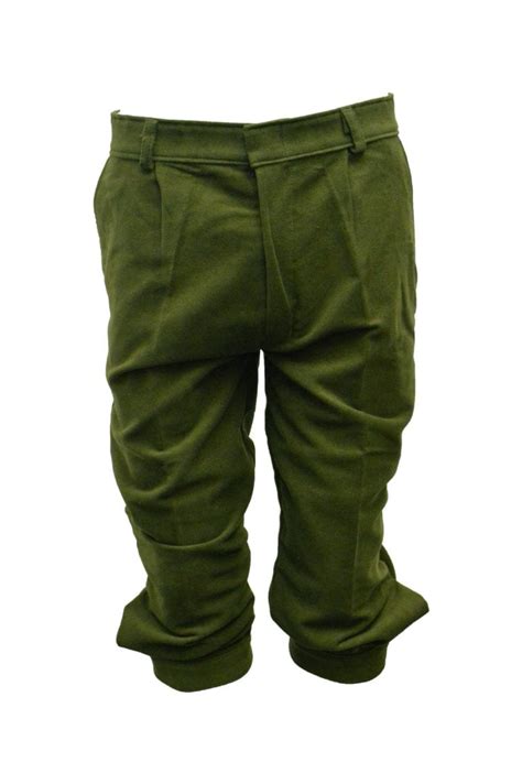 Mens Moleskin Shooting Plus Twos Breeks Trousers Olive