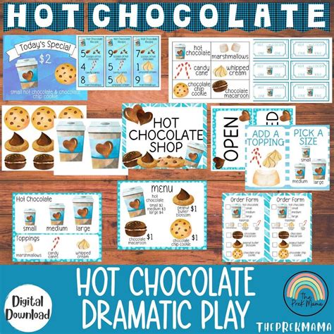 Hot Chocolate Dramatic Play Pretend Play Classroom Dramatic Play