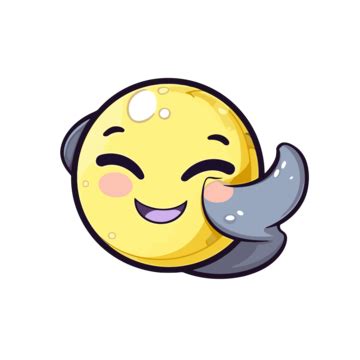 Emoji Of The Moon PNG Transparent Images Free Download | Vector Files ...