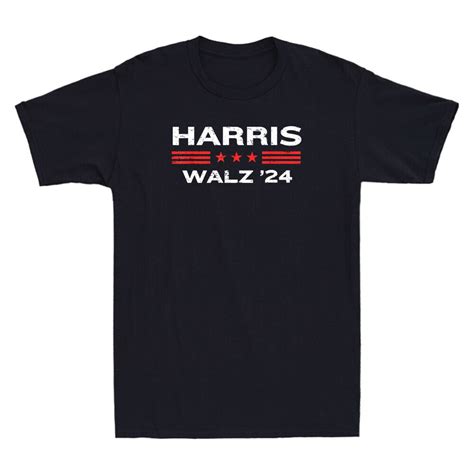 Kamala Harris And Tim Walz For President 2024 Campaign Vintage Mens T