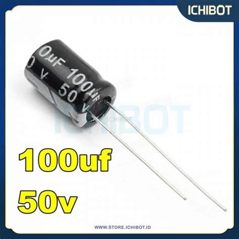 Elco 100uF 50V Capacitor Kapasitor Elko ICHIBOT STORE