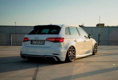 Audi Rs Rebaixado Branco Rodas Vossen Only Cars