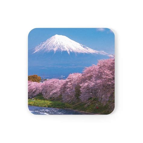 Mount Fuji Coaster, Mount Fuji Art, Japan Gift for Hiking Lover, Gift ...