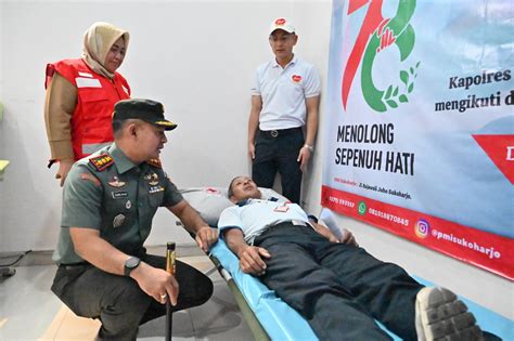 Bakti Sosial Rangkaian Hut Tni Ke Kodim Sukoharjo Bersama