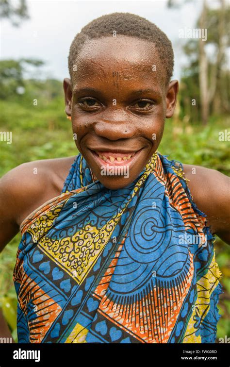 Bayaka Pygmies In The Equatorial Rainforest Central African Republic