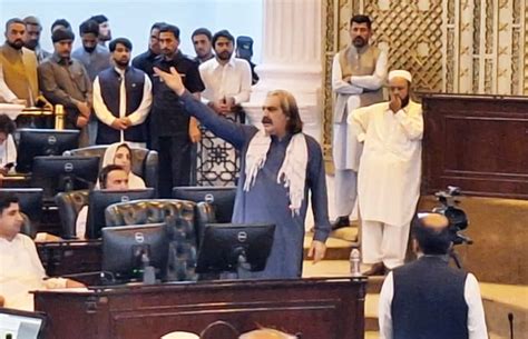 Ali Amin Gandapur Reappears In Kp Assembly After Disappearance