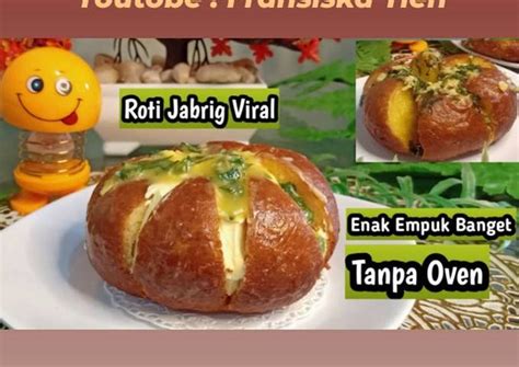 Resep Cara Membuat ROTI JABRIG VIRAL Korean Cream Cheese Garlic Bread