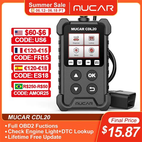 Mucar Cdl Obd Auto Auto Tours Outils Obd Scanner Automotivo Code